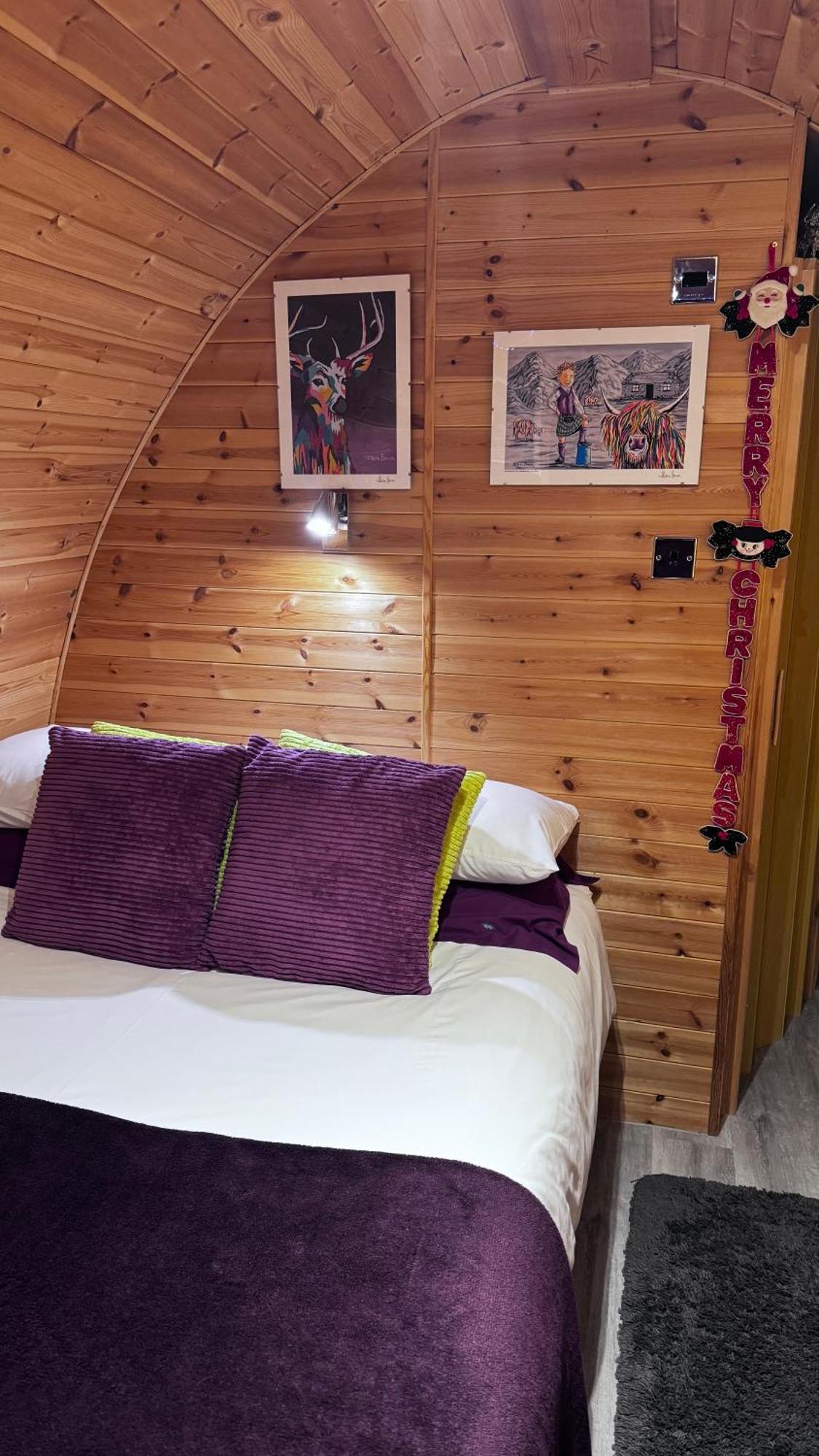 Heatherbrae Cosy Wooden Pod ไคล์ออฟล็อคฮัลช์ ภายนอก รูปภาพ